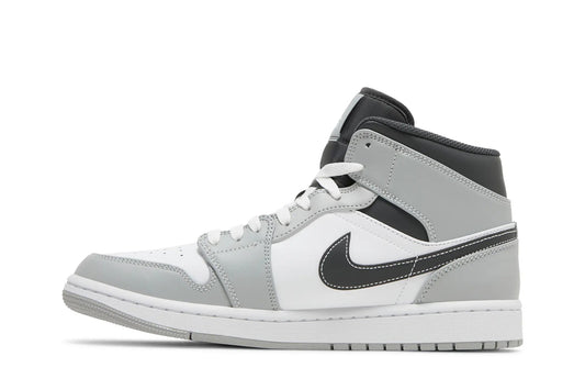 Jordan 1 Mid 'Light Smoke Grey'