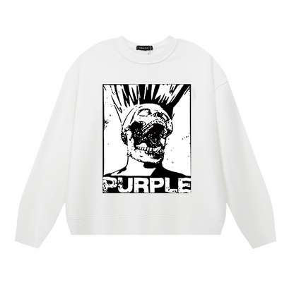 Purple 2025  Men's Long-Sleeve T-shirt Sweatshirt 1144