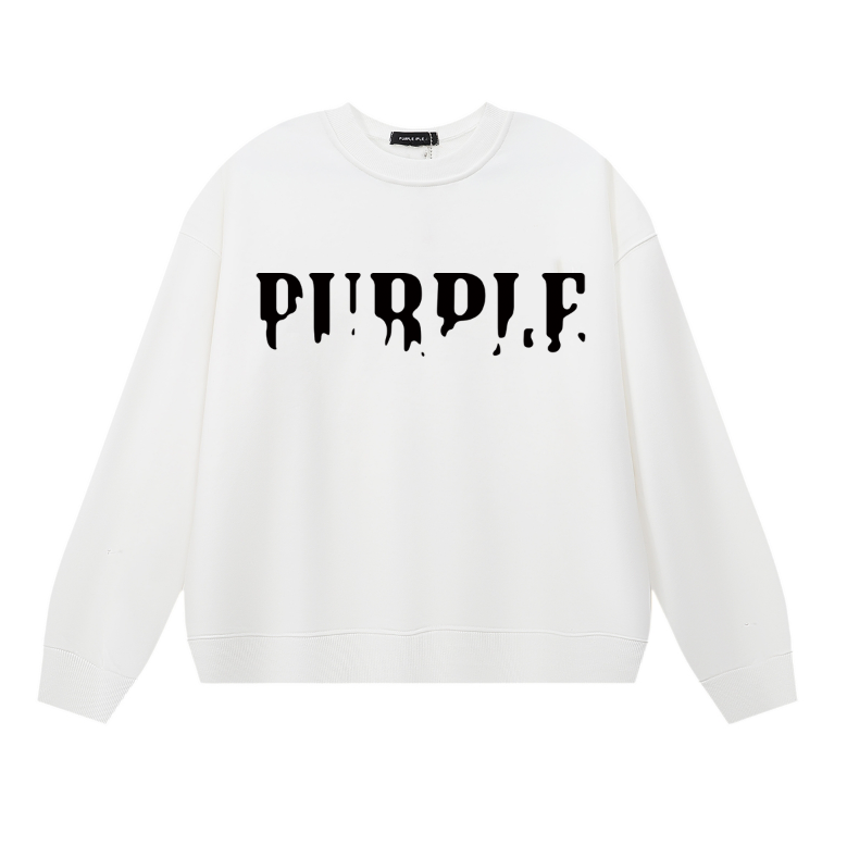 Purple 2025  Men's Long-Sleeve T-shirt Sweatshirt 1142