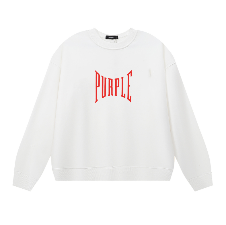 Purple 2025  Men's Long-Sleeve T-shirt Sweatshirt 1156