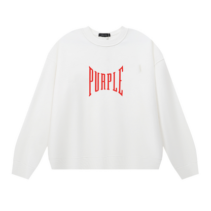 Purple 2025  Men's Long-Sleeve T-shirt Sweatshirt 1156