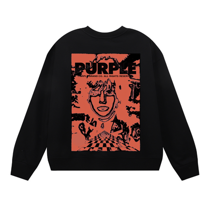 Purple 2025  Men's Long-Sleeve T-shirt Sweatshirt 1152