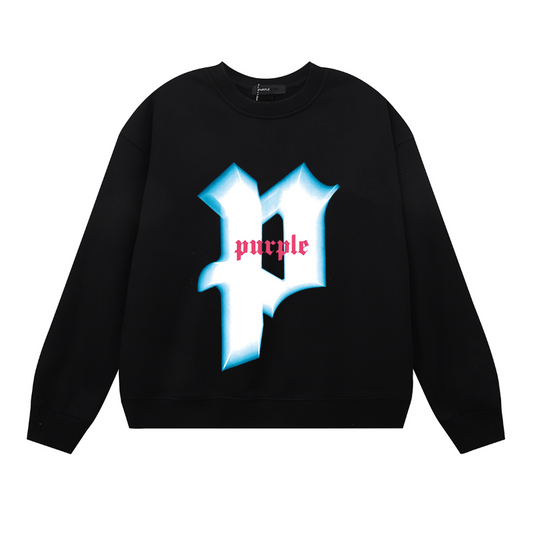 Purple 2025  Men's Long-Sleeve T-shirt Sweatshirt 1151