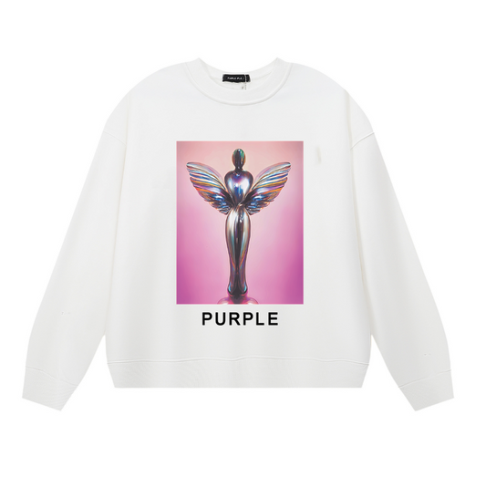 Purple 2025  Men's Long-Sleeve T-shirt Sweatshirt 1120