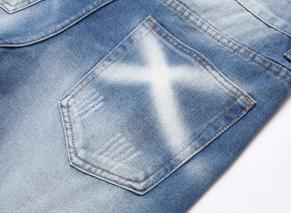 Men's  Jean Shorts 660#