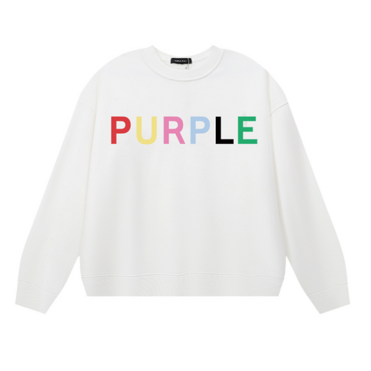 Purple 2025  Men's Long-Sleeve T-shirt Sweatshirt 1125