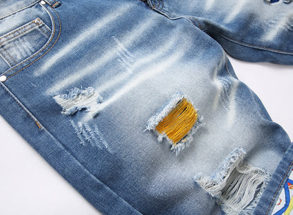 Men's  Jean Shorts 660#