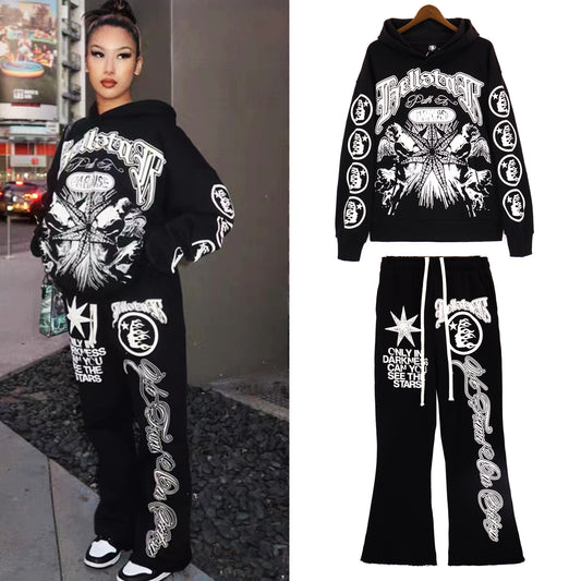 HE Studios 2025 New Hoodie and Pants Set 8133