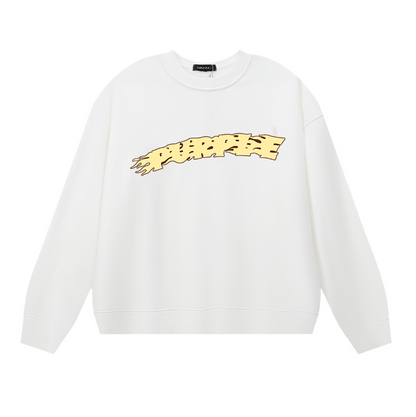 Purple 2025  Men's Long-Sleeve T-shirt Sweatshirt 1130