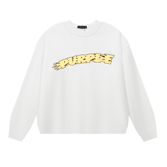 Purple 2025  Men's Long-Sleeve T-shirt Sweatshirt 1130